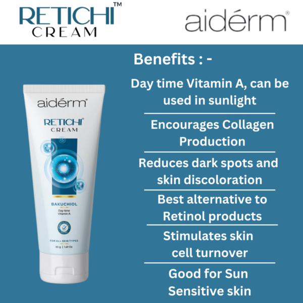 Retichi - (Bakuchiol) Cream for dark spots and skin discoloration – 50 G - Image 3