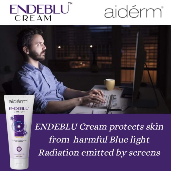 Endeblu – (Hydrolyzed Pea Protein) Cream for Blue light, UV & IR Damage, Skin Vitaminizer – 50 G - Image 3