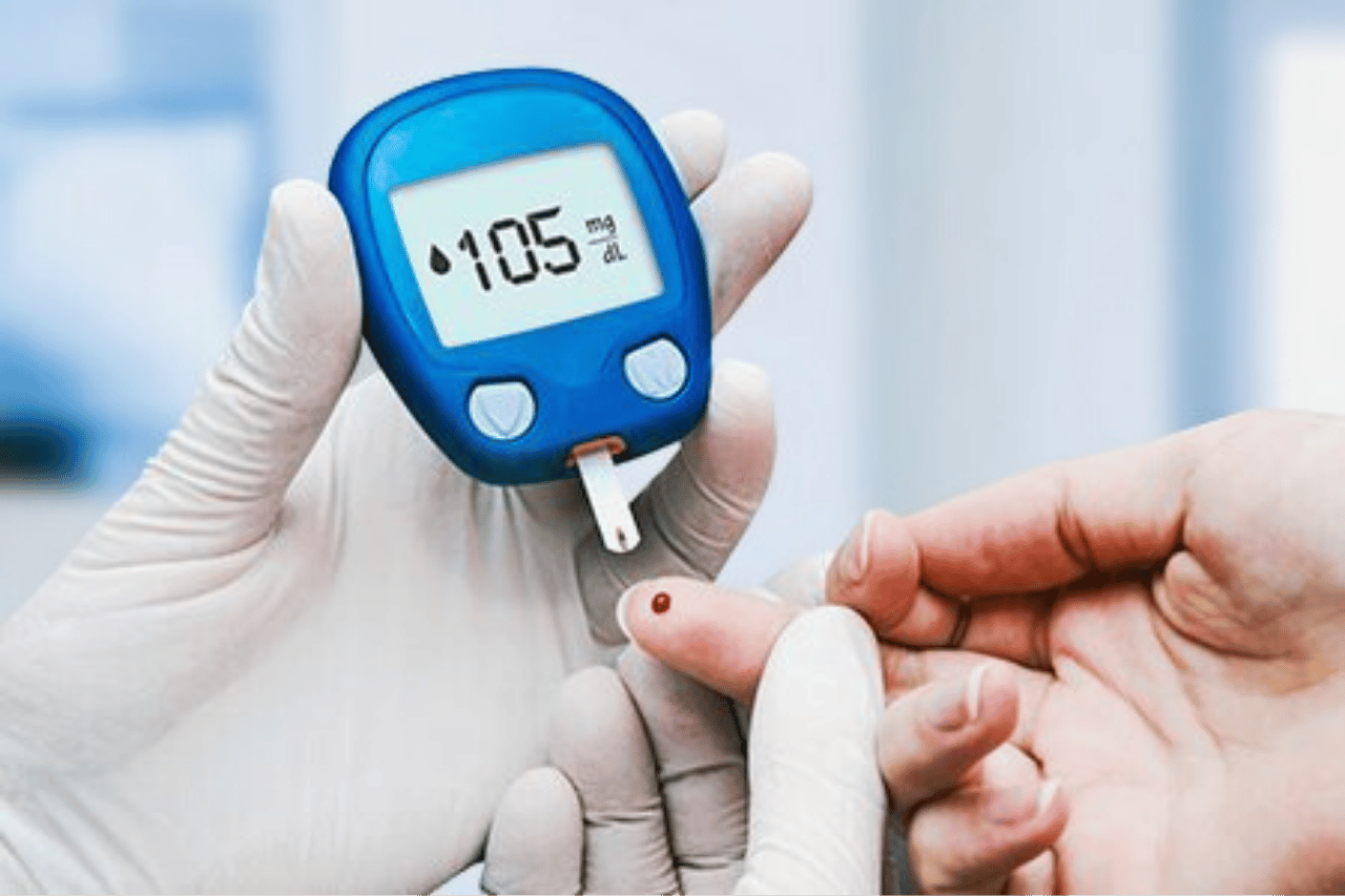 Doctor Checking Diabetes of Patient
