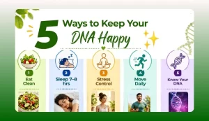 5 Ways to Keep Your DNA Happy through priventive healthcare